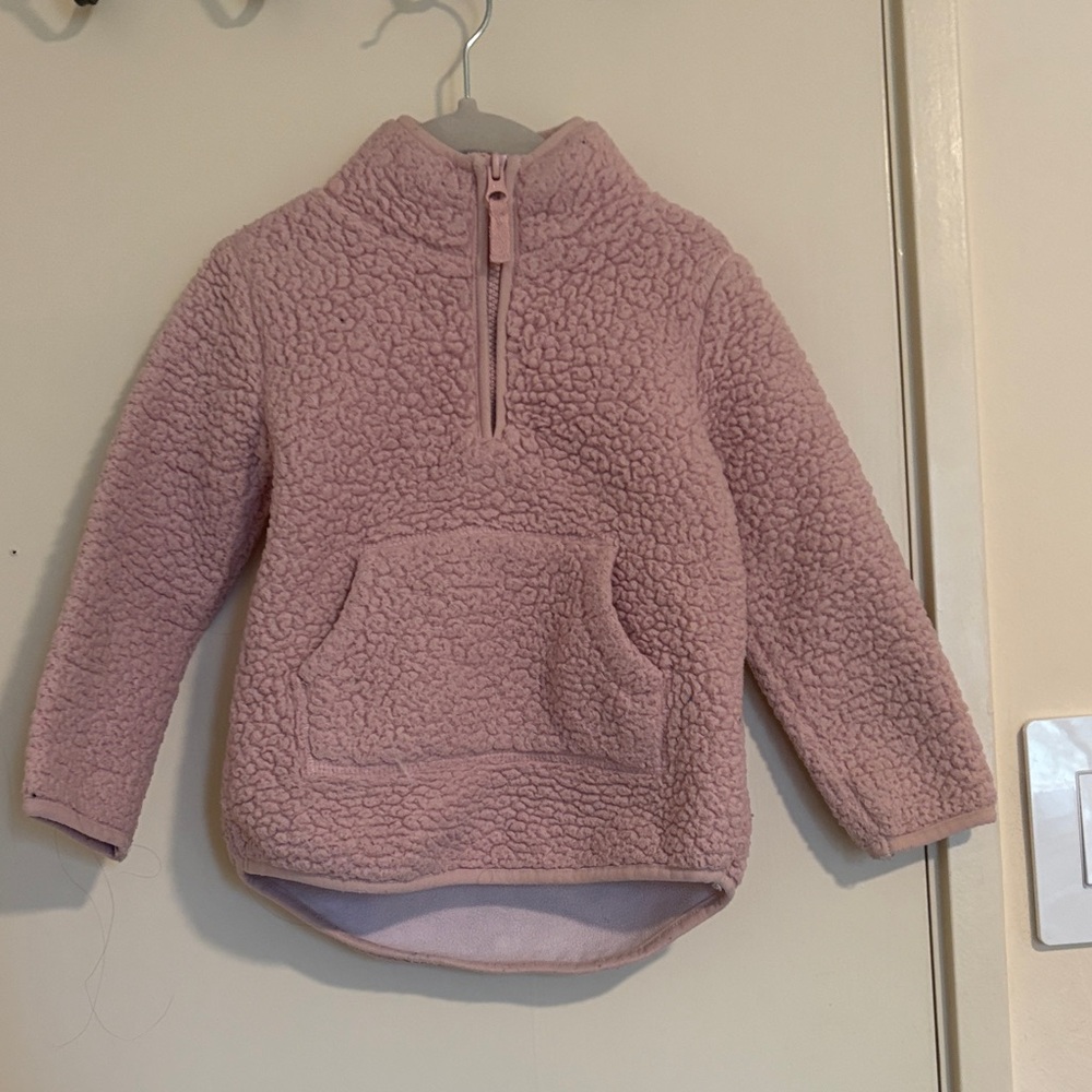 Carter's Pink Sherpa Kids Hoodie